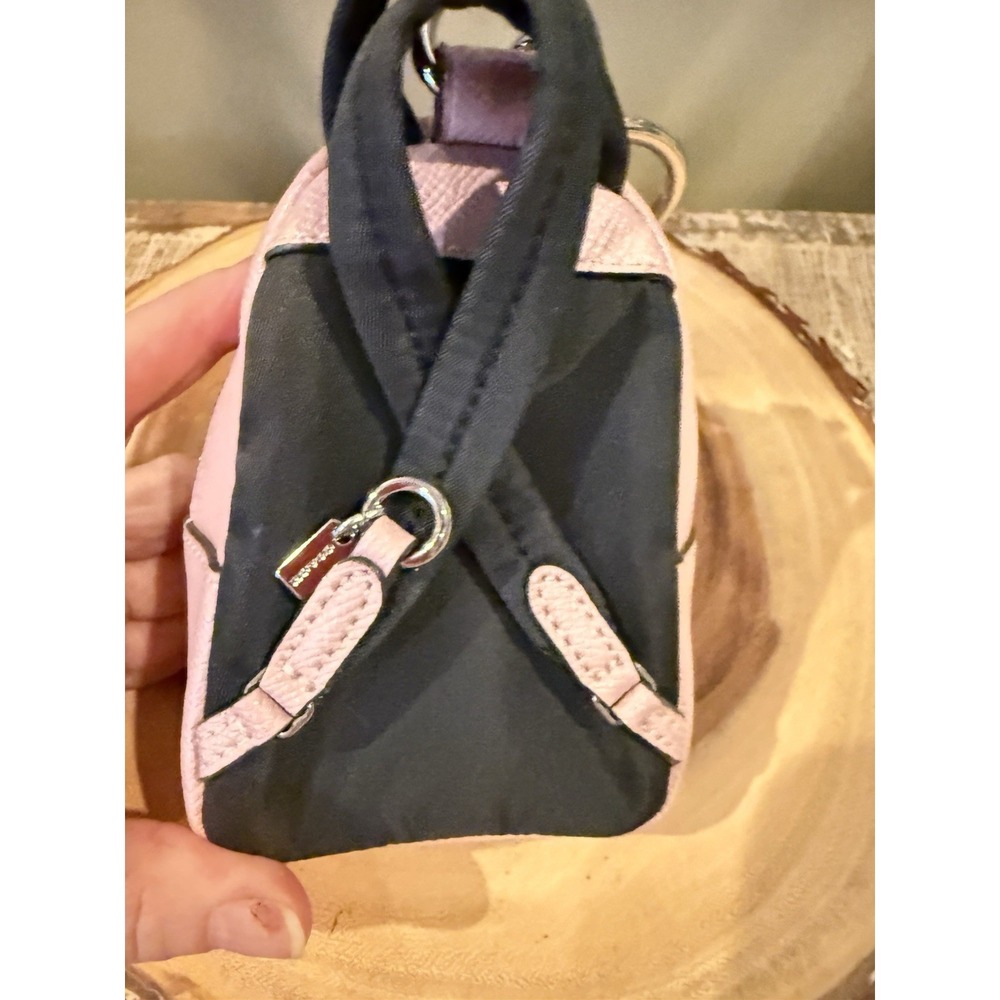 Coach Pink Backpack Keychain Coin Case Bag Charm Rare F73754 - Picture 9 of 12